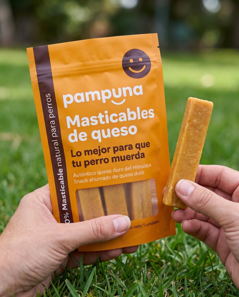 Masticables de queso para perros Pampuna