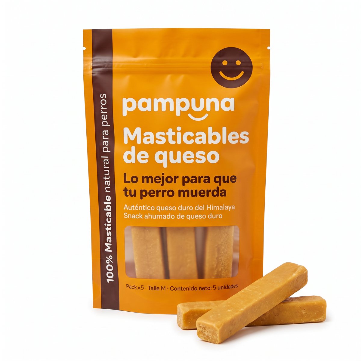 Masticables de queso para perros Pampuna