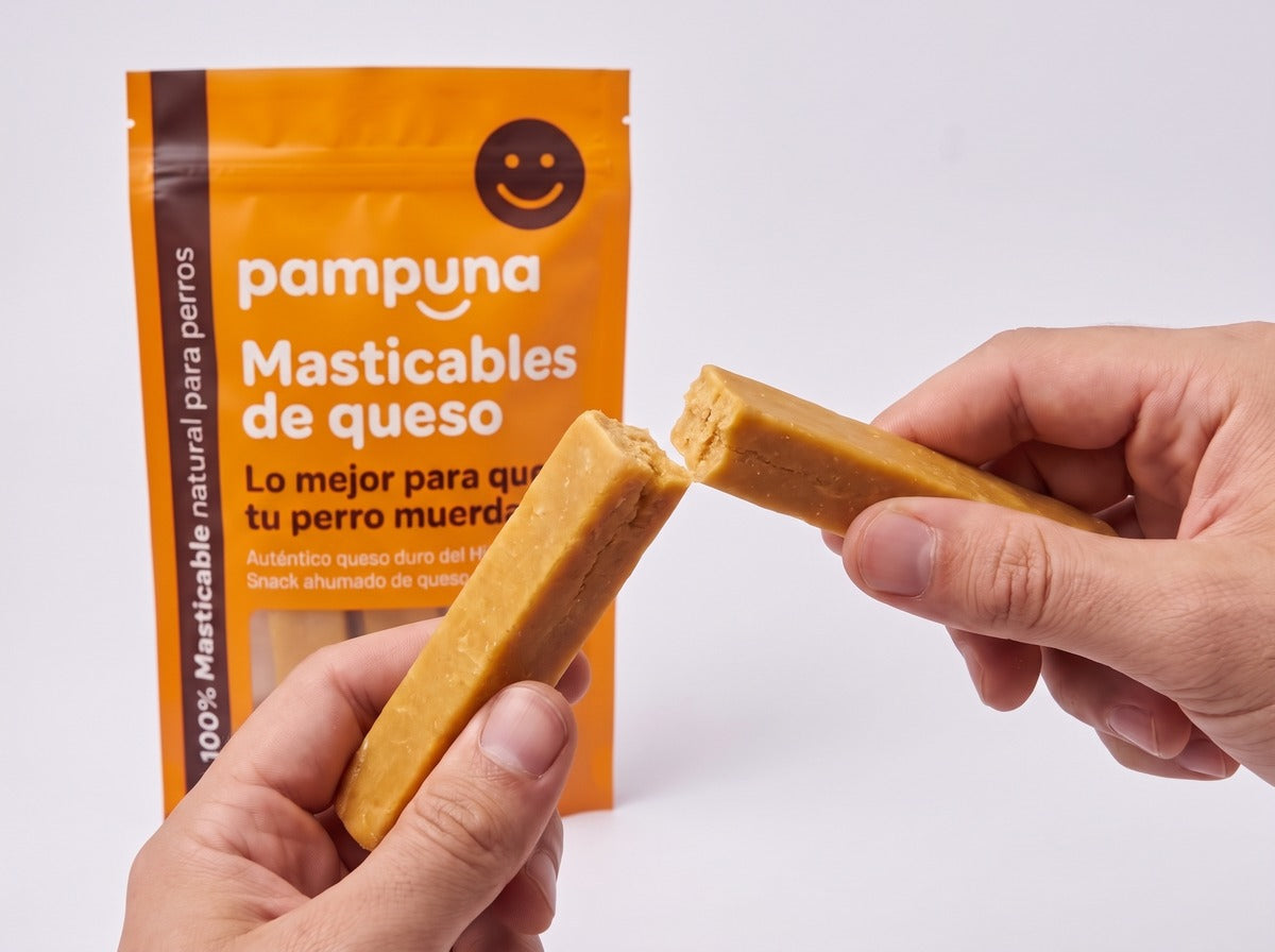 Masticables de queso para perros Pampuna